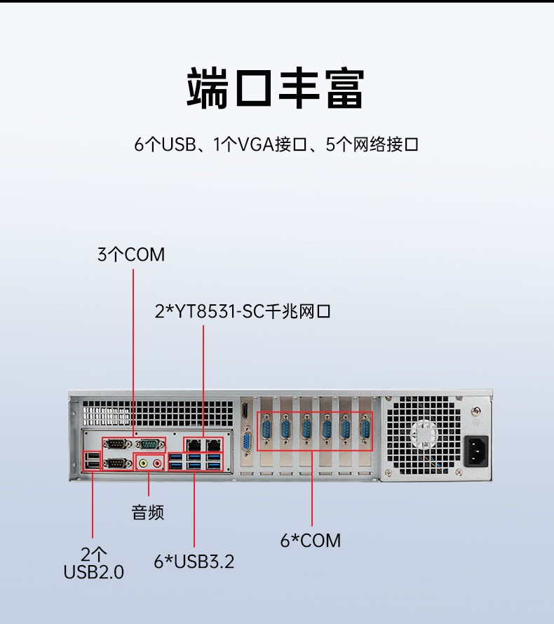 飛騰D3000高性能工控機(jī),10個usb口,雙通道DDR5,DT-61025-BD3KMC.jpg