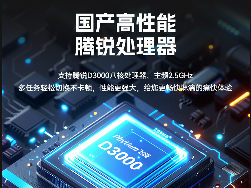 國產(chǎn)壁掛式工控機(jī),騰銳D3000工業(yè)主機(jī),DT-5206-BD3KMC